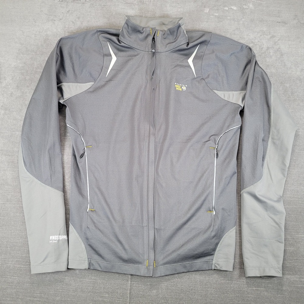 Mountain Hardwear Jacket Womens Windstopper Soft Shell Gray Size‎ L